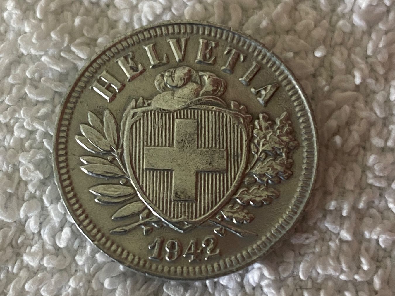 Tutti le monete: 2 centimes/rappen 1942 – Usato da Nyon venduto da Ilmi09