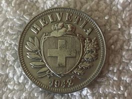 2 centimes/rappen 1942