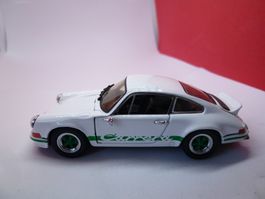 Porsche 911 - weiss mit grünem Dekor ! von Jouef = solide !