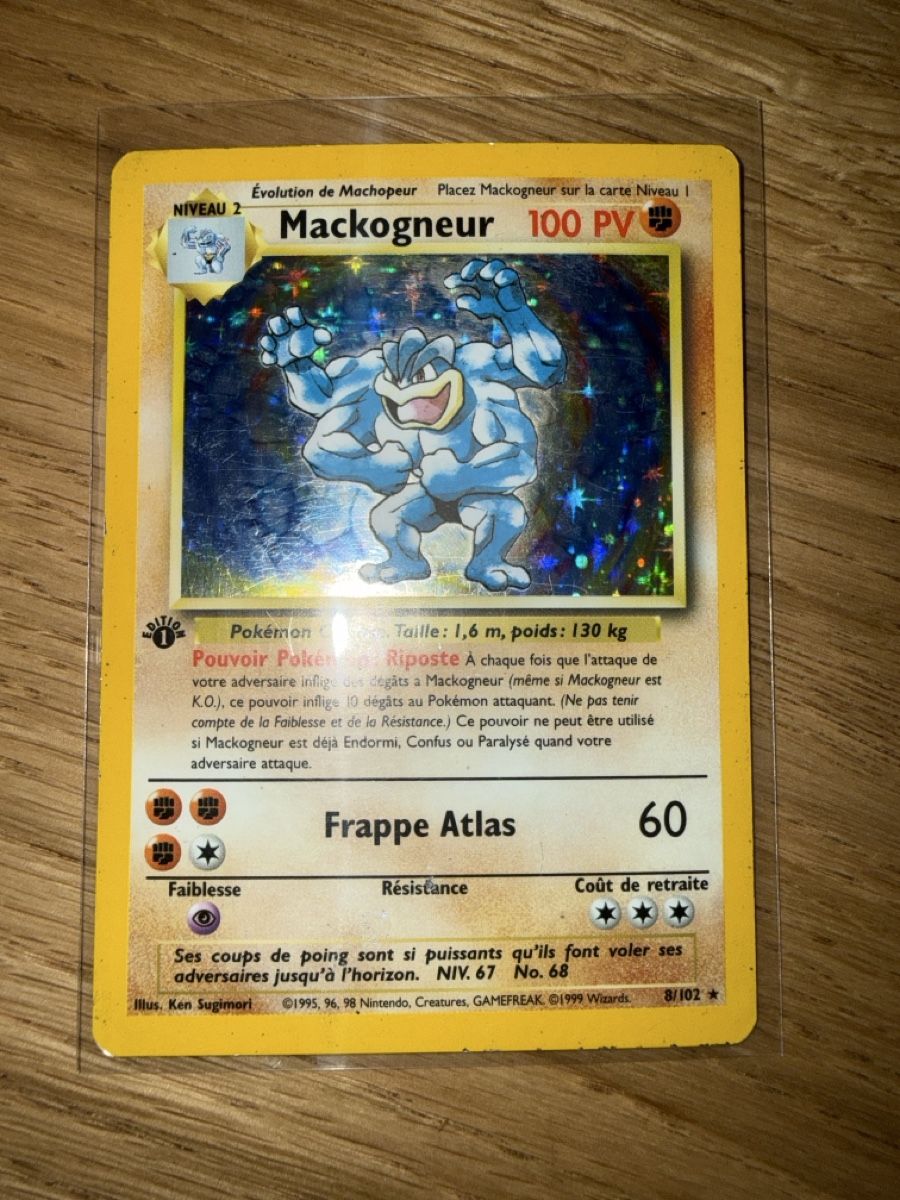 Pokémon Carte collezionabili: Pokémon Mackogneur set de base 1st edition FR – Usato da Genève venduto da ton_7q7l