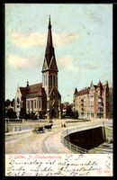 AK St. Gallen, Brücke an der St. Leonhardskirche