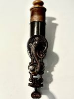 FLEISCHWOLF, ANTIK, VERZIERT, VINTAGE, METALL, EDEL