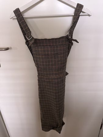 Schicker Ruby Latzhose Overall kleid Gr. L/40 beige braun