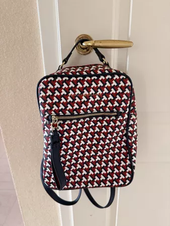 Tommy Hilfiger Rucksack bunt Muster guter Zustand 