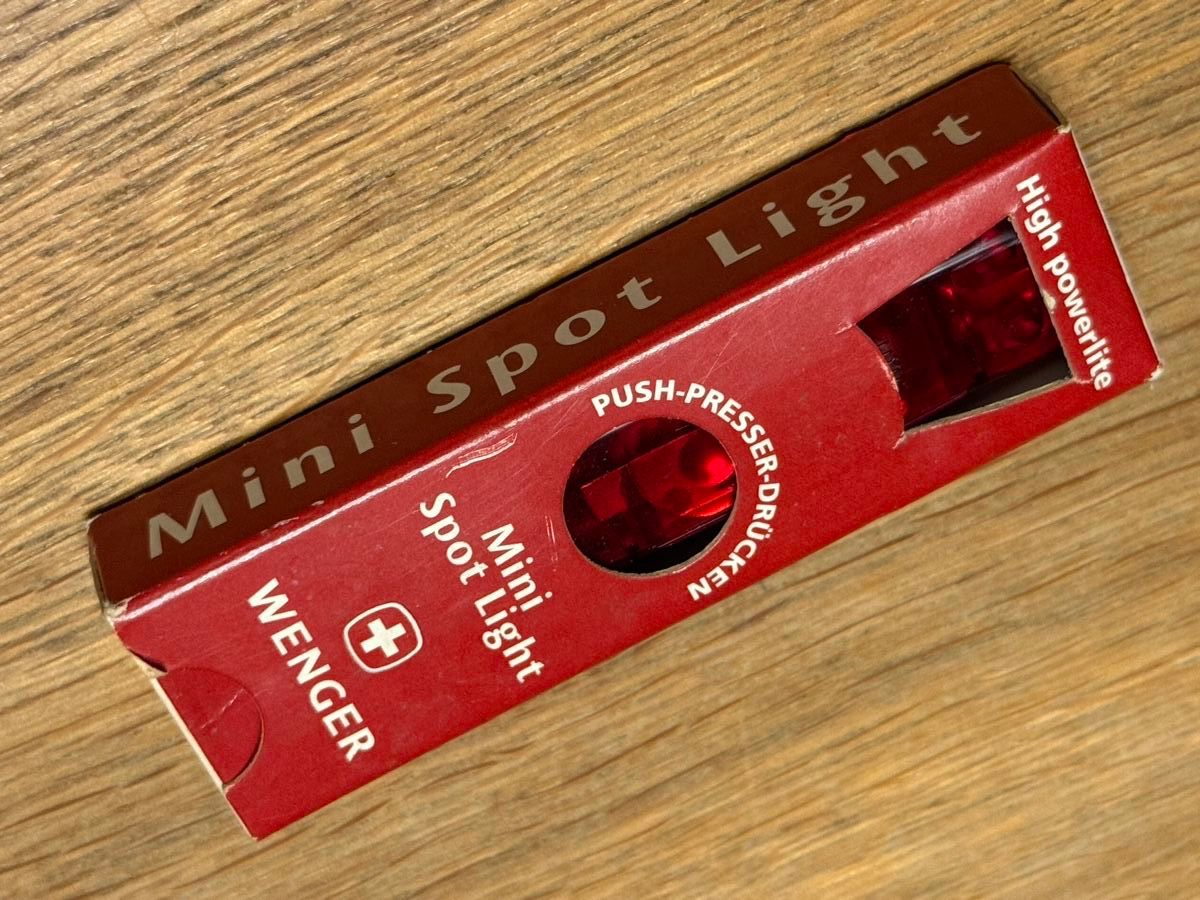 Wenger Coltelli tascabile: Wenger Taschenmesser Mini Spot Light – Nuovo e nell'imballaggio originale da Goldach venduto da Messerguru 6