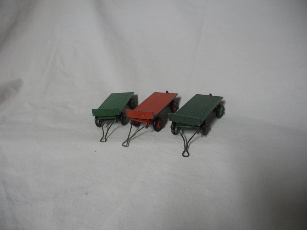 DINKY TOYS 3 X NR. 25 C ANHÄNGER REMORQUE (Gebraucht) in Gurtnellen für