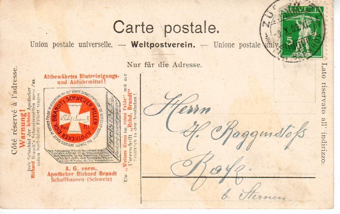 Cartes postales: Leysin 1909 – D'occasion à Wolhusen par Curver9 1