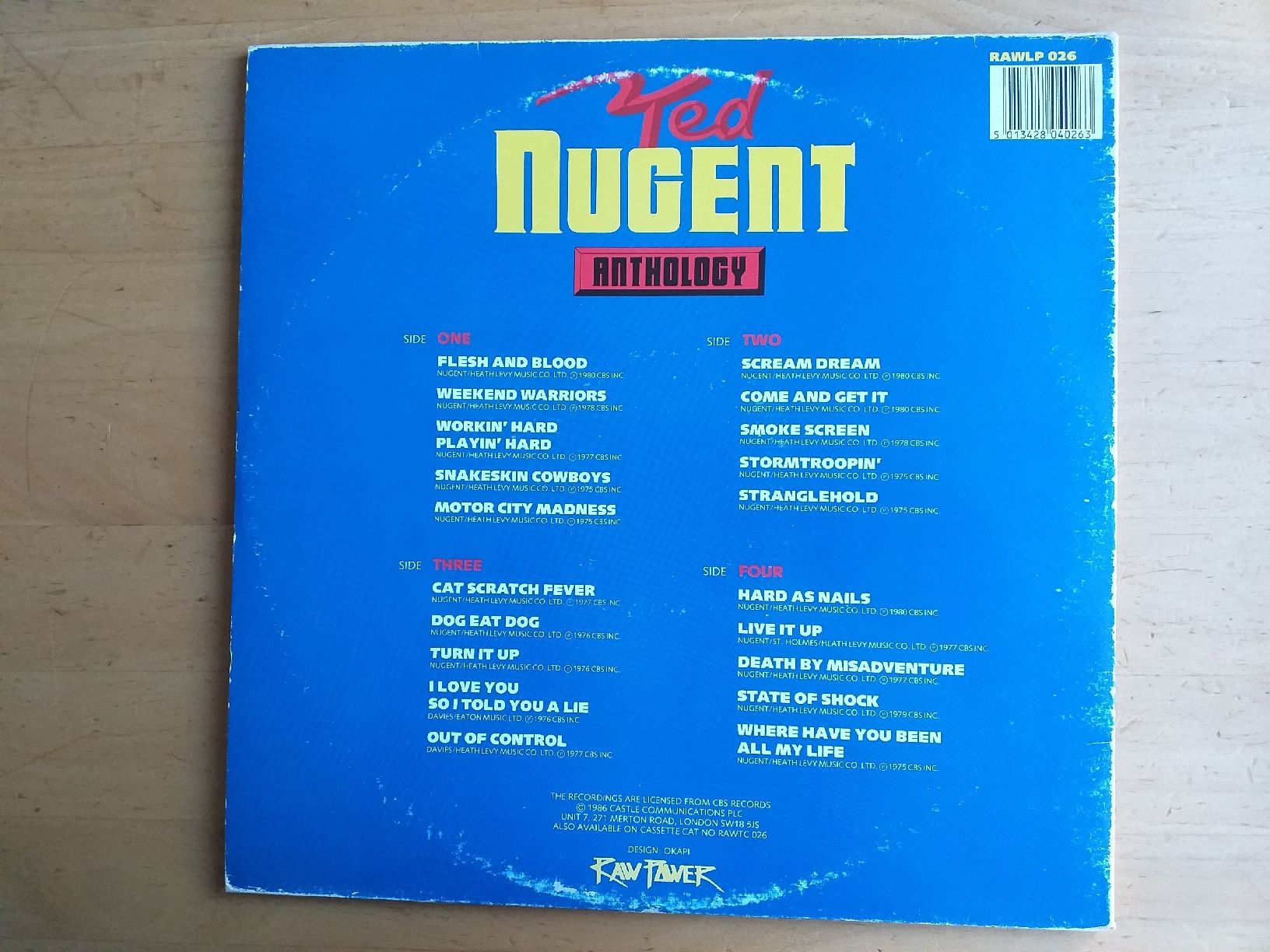 Dischi in vinile: Ted Nugent "Anthology" – Usato da Zürich venduto da markus234 1