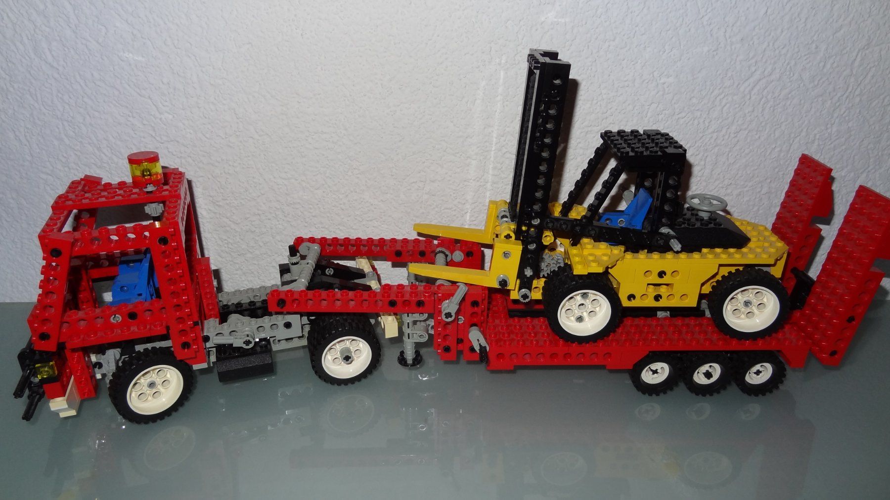 Lego Giocattoli: Lego Technic 8872 Gabelstapler Transporter von 1993 – Usato da Winterthur venduto da Blueedition 1