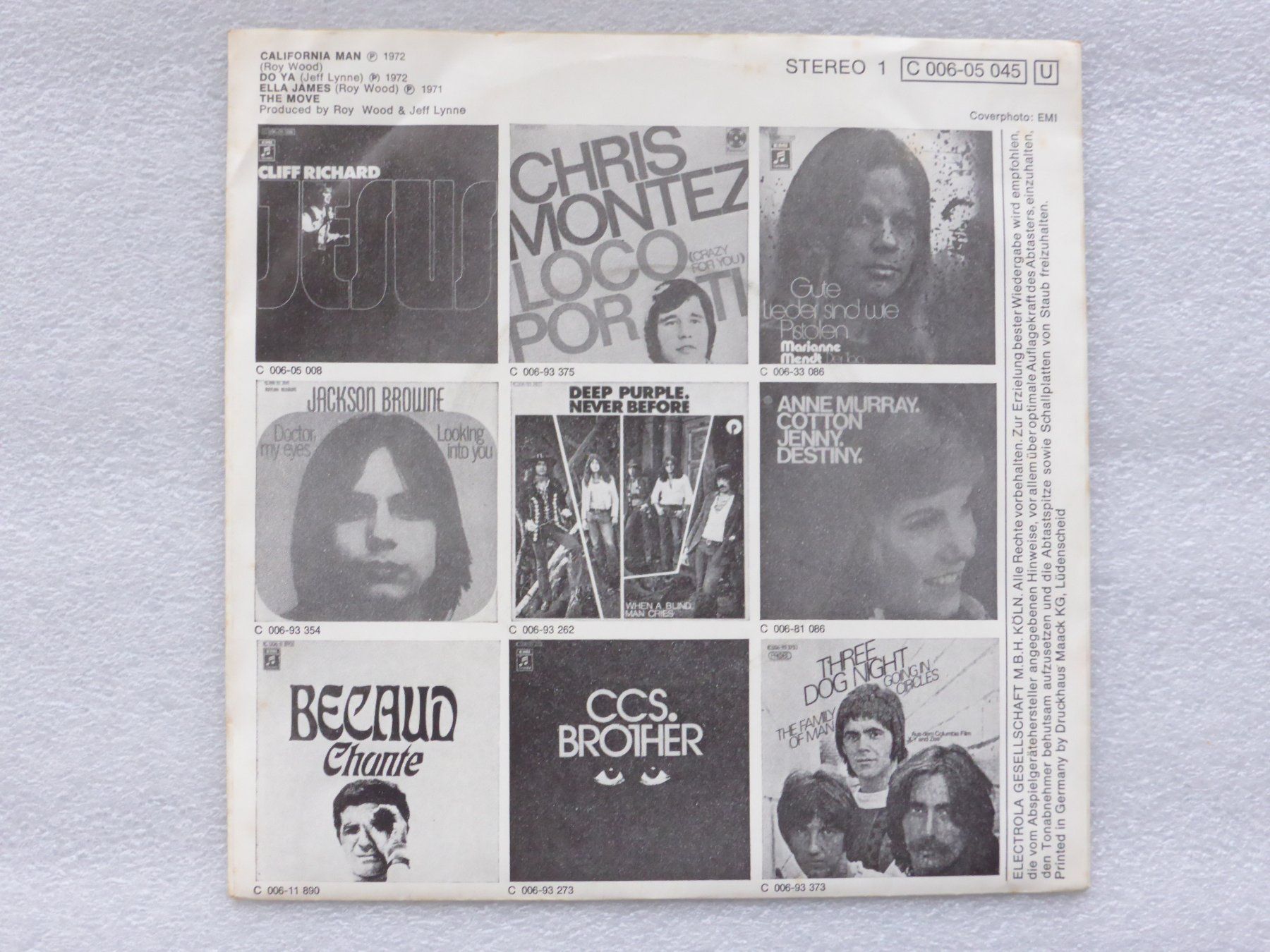 Vinyles: Vinyl Single  EP  THE MOVE – D'occasion à Küssnacht am Rigi par Mondkinder 3
