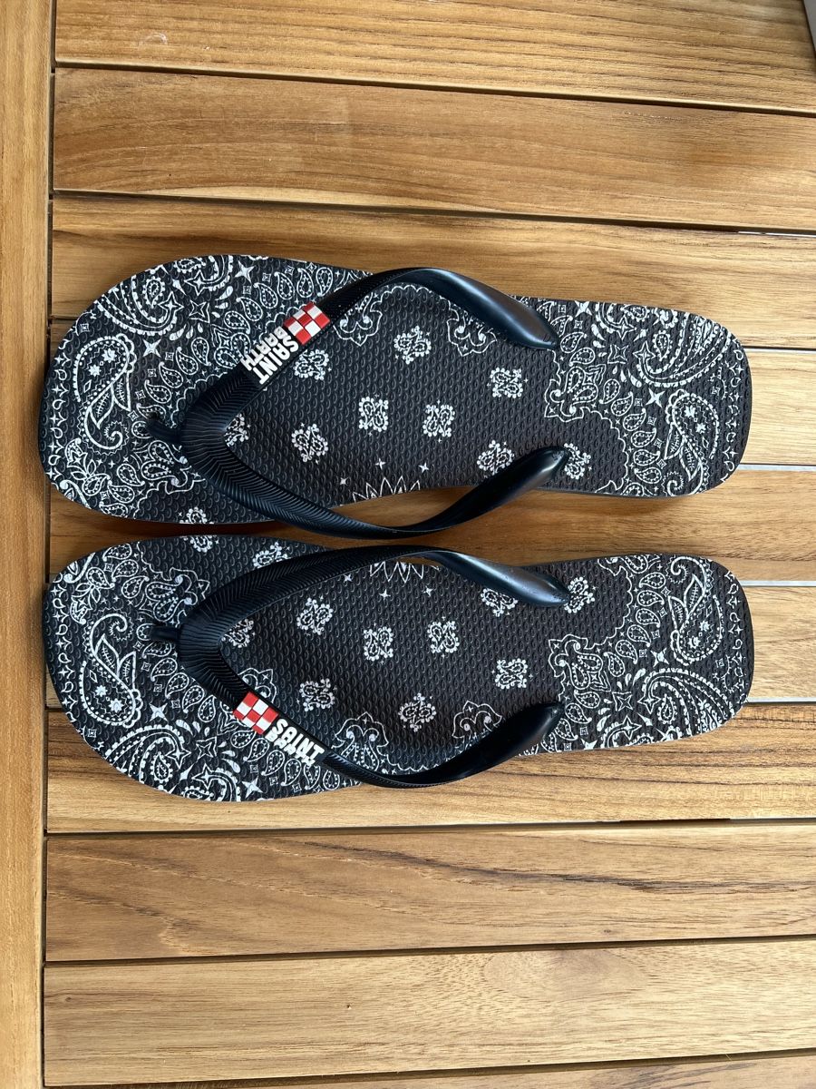 Scarpe da uomo: Saint Barth flip flops - new - size 44 / 45 – Nuovo (secondo la descrizione) da Ponte Capriasca venduto da lev002s
