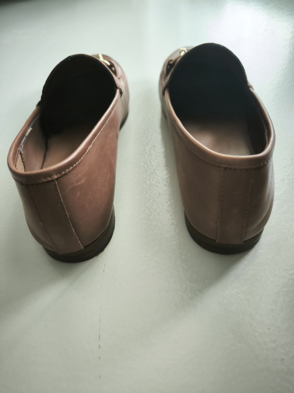 Dune London Scarpe da donna: Dune London Lederslipper, hellbraun, Größe 39 – Usato da Wallisellen venduto da C_DM 2
