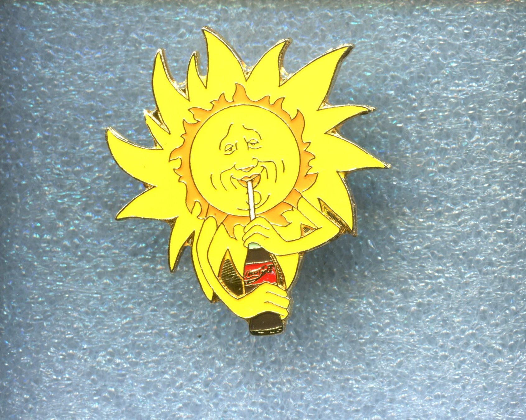 Coca-Cola Placchette & Badge: Coca Cola  SONNE – Usato da Winterthur venduto da Sammleroase