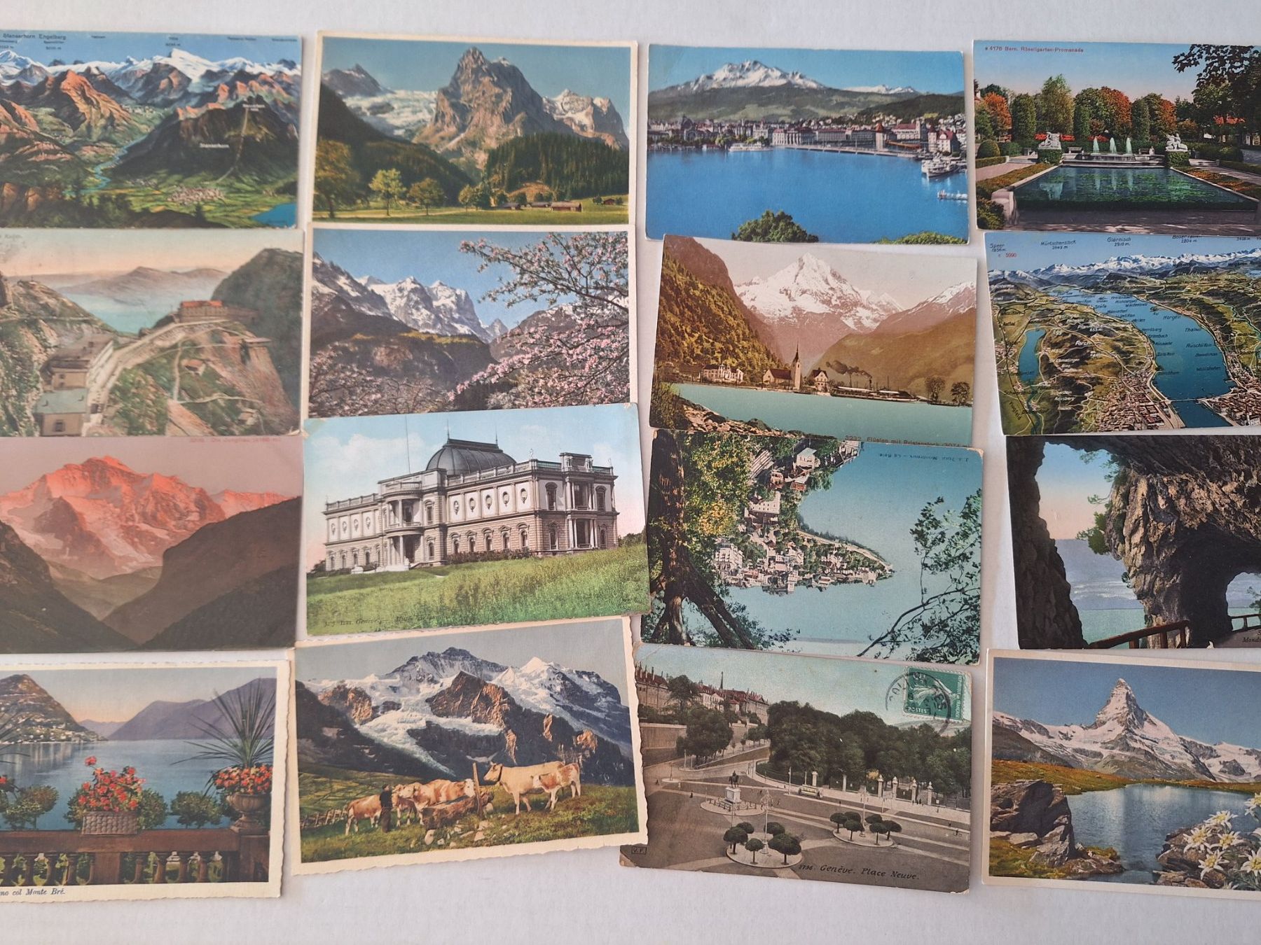 Ansichtskarten: 50 Stück alte Ansichtskarten Schweiz,  Kleinformat  (21) – Gebraucht aus Zürich von t24_de