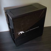 PC Gehäuse ATX Midi-Tower mit Glasseitenteil, LED, leer