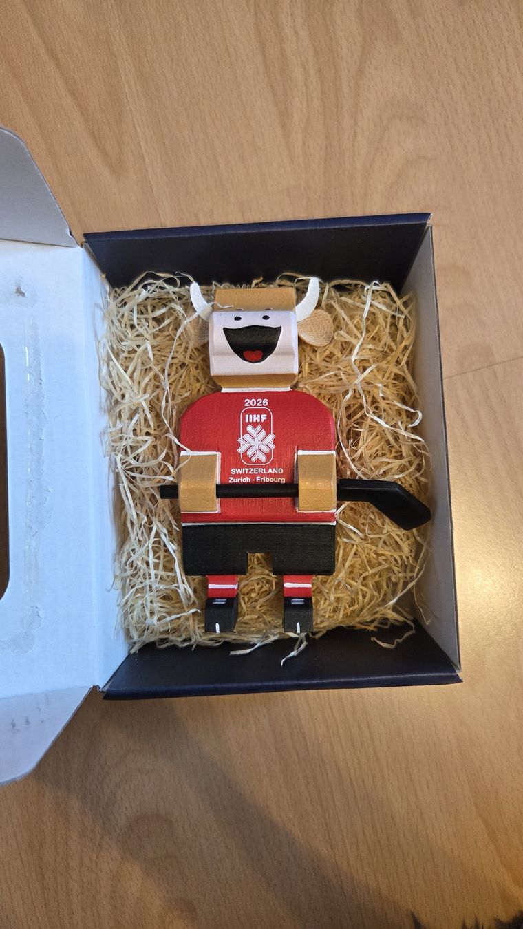 Figuren: Cooly IIHF Eishockey WM Maskottchen 2026 – Neu und originalverpackt aus St. Ursen von noahbuchs 1