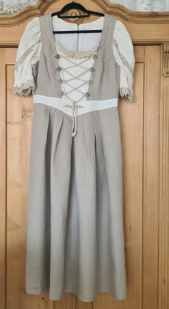 Dirndl Grösse 46 Baumwolle /Leinen