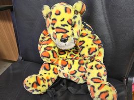 Petit sac à dos peluche Léopard