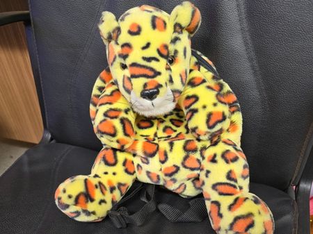 Petit sac à dos peluche Léopard