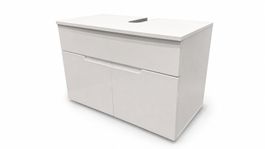 Waschtischunterschrank Weiss Hochglanz 80 cm, Top Zustand!