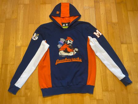 2K10 Hoodie Chur Lumberjack Hockey Embroidered Sz L