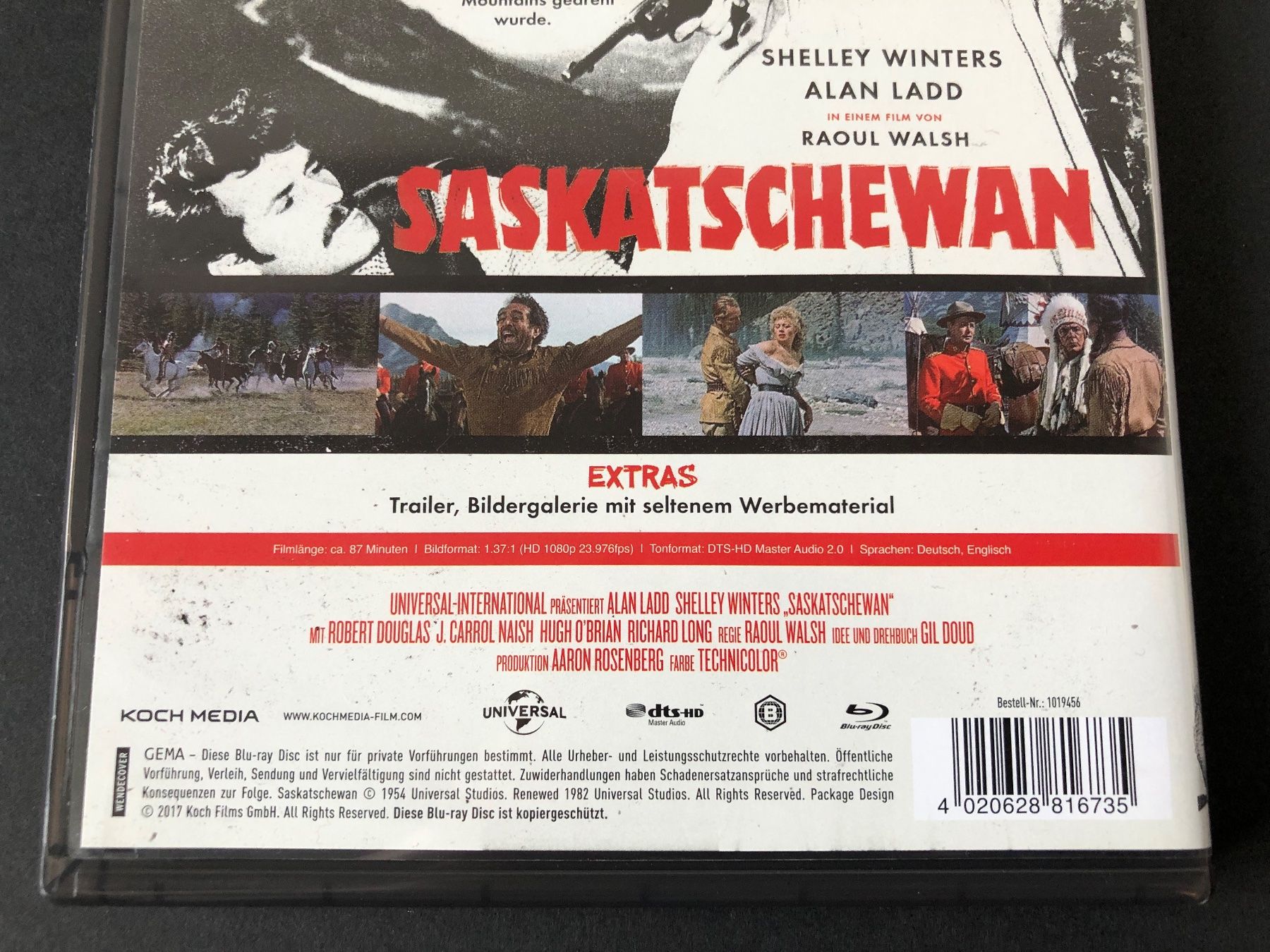 Tutti i DVDs: Saskatschewan (1954) - Bluray – Usato da Bern venduto da McFlurry_08 2