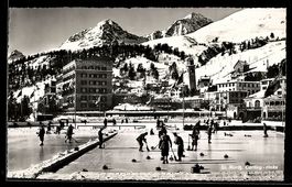 St. Moritz, Curling-rinks vor Ortspanora