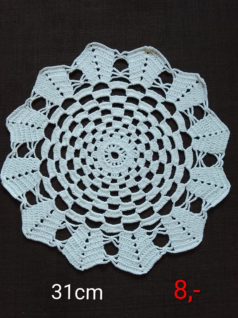 Tessuti: Lot de napperons en crochet blanc  – Nuovo (secondo la descrizione) da Couvet venduto da fat_kyl7 4