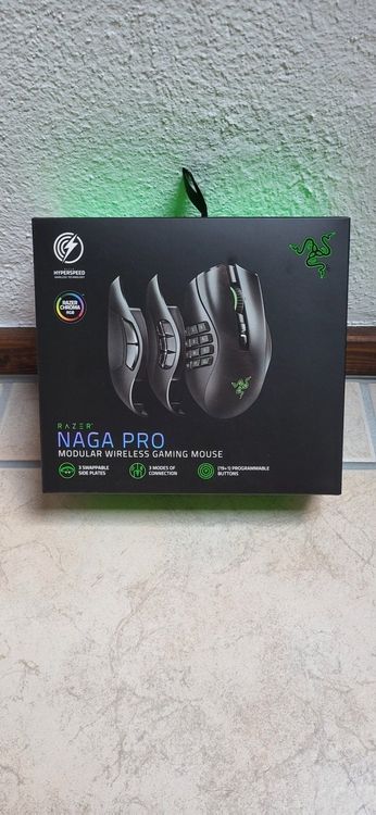 Razer Naga Pro Kabellos Originalverpackt (Neu und originalverpackt) in ...