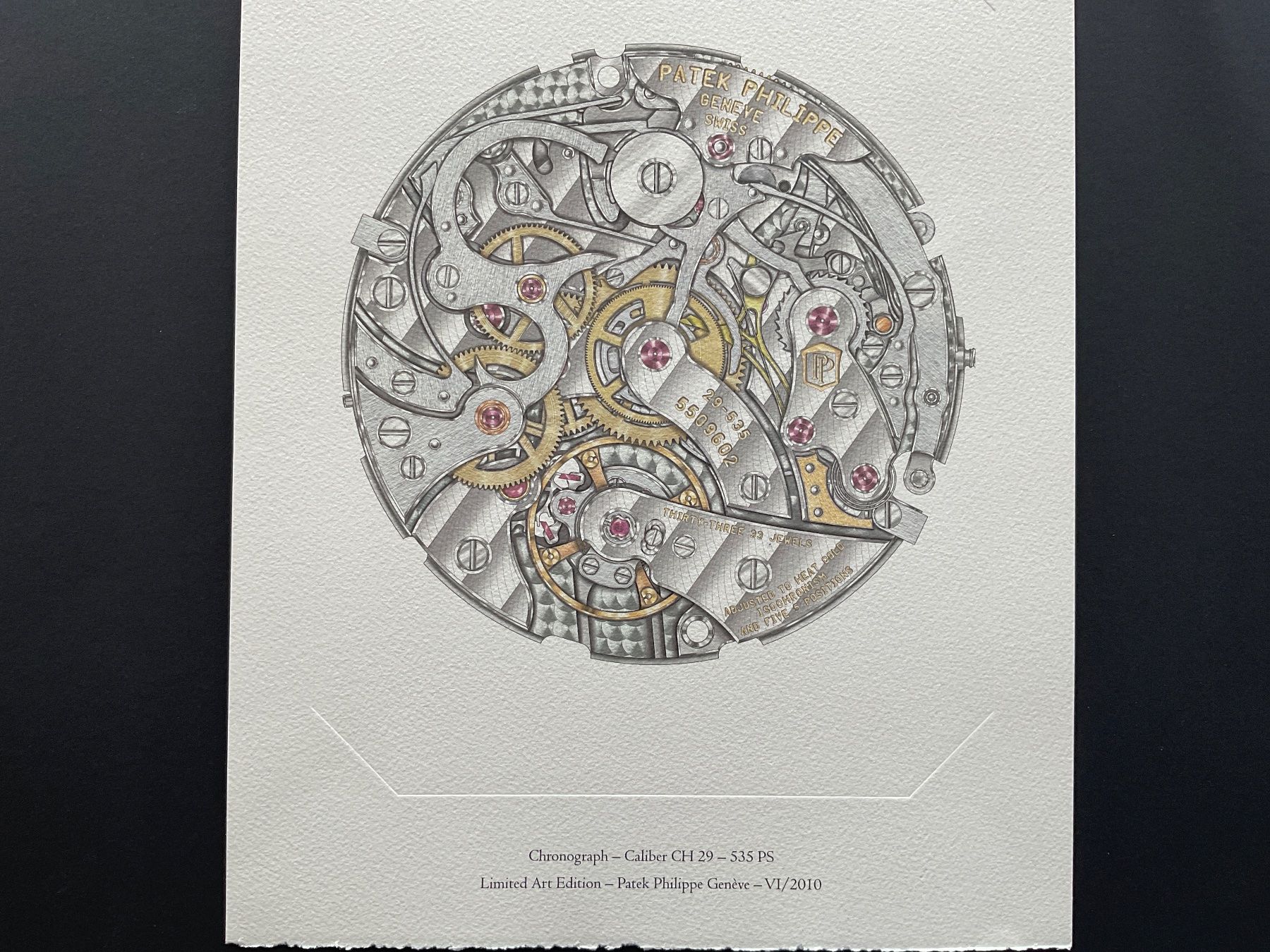 Grafiken & Lithographien: Patek Philippe Lithographie – Neu (gemäss Beschreibung) aus Brugg AG von Roby61 1