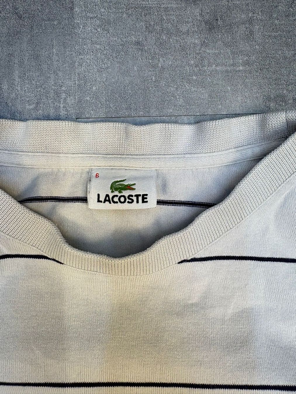 Lacoste Maglioni & Felpe: Lacoste Sweater gestreift - Grösse XL – Nuovo (secondo la descrizione) da Werdenberg venduto da hase.vintage 2