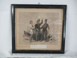 Stich des Napoleon Krieges Die Begründer der Freiheit 1910
