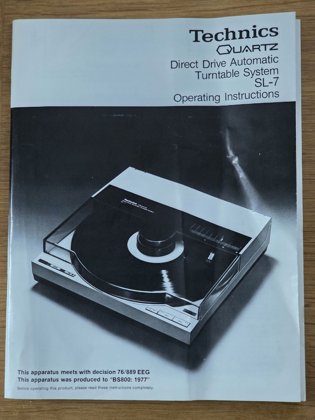 Technics Plattenspieler: Technics Quartz SL-7 – Gebraucht aus Lengnau AG von Jodu 5