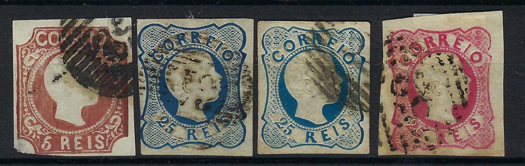 Tutti i francobolli: Portugal 1856/58 – Usato da Laupersdorf venduto da Rc.Jb