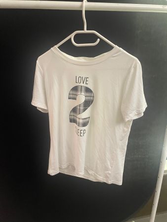 "Love 2 Sleep" T-Shirt, Grösse M, Chicore