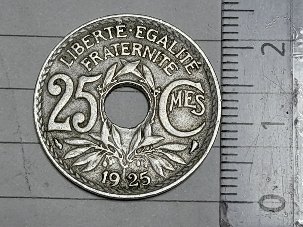 Frankreich 25 Centimes 1925 