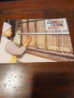 Carte postale ancienne : Fabrication d'allumettes!