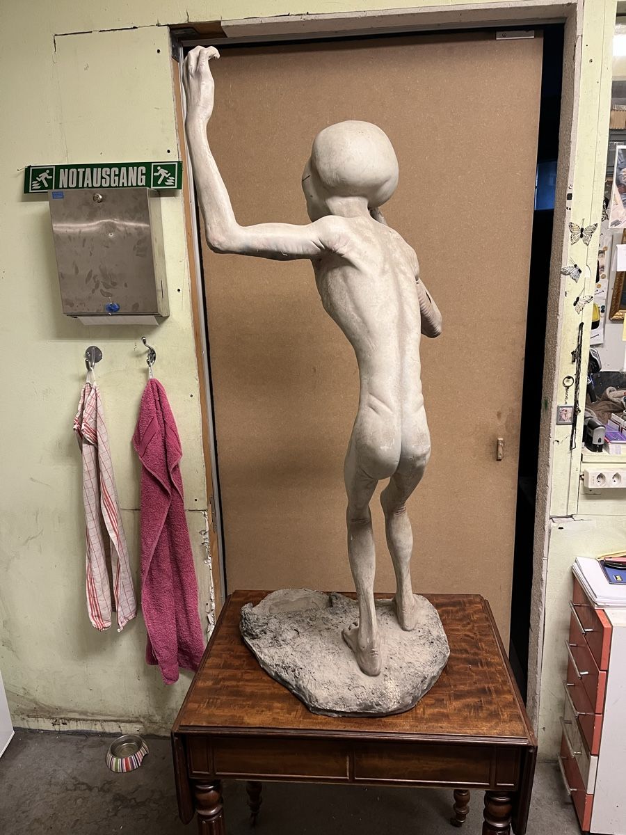 Statuette: Ausserirdische Figur, Statue, Alien, ca. 120cm gross! – Usato da Hindelbank venduto da Warentaxi 2
