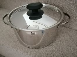 WMF Chromstahlpfanne mit 20, mit 2 Henkel und Deckel