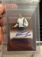 Carte dédicacée Javier Zanetti Leaf Ultimate état neuf