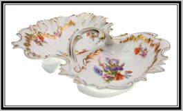 Deko oder Anbieterschale mit Henkel Limoges France