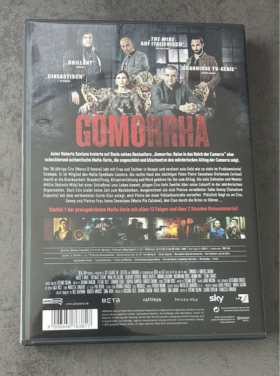 Tutti i DVDs: Gomorrha Staffel 1 DVD – Usato da ulisbach venduto da efbtr 3