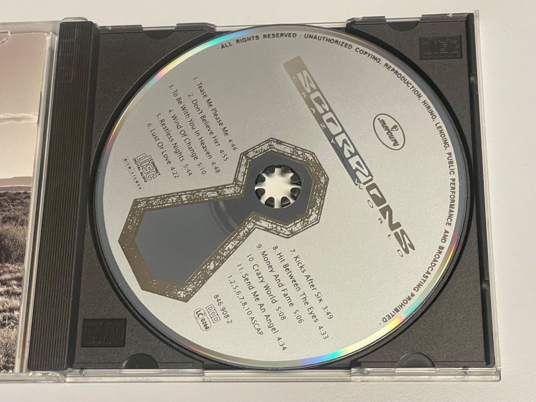 CDs: Scorpions - Crazy World CD – Gebraucht aus Muri b. Bern von AdidasCollector 2