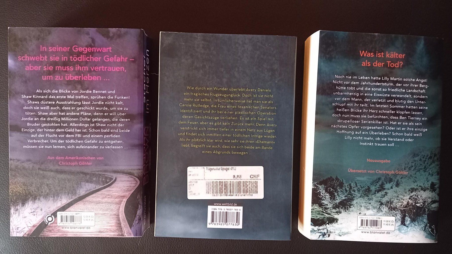 Libri: THRILLER von Sandra Brown 3er Set – Usato da Salez venduto da Robe12 1