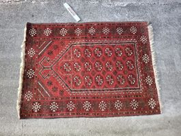 Orientteppich, Perserteppich, Gebetsteppich rot 115×87 cm