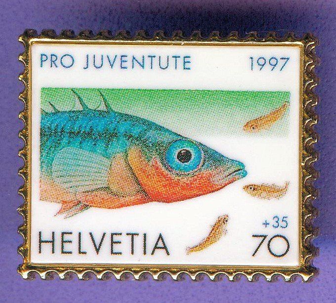 Plaketten & Abzeichen: PTT  Pro Juventute 1997  70 Rappen – Gebraucht aus Winterthur von Sammleroase