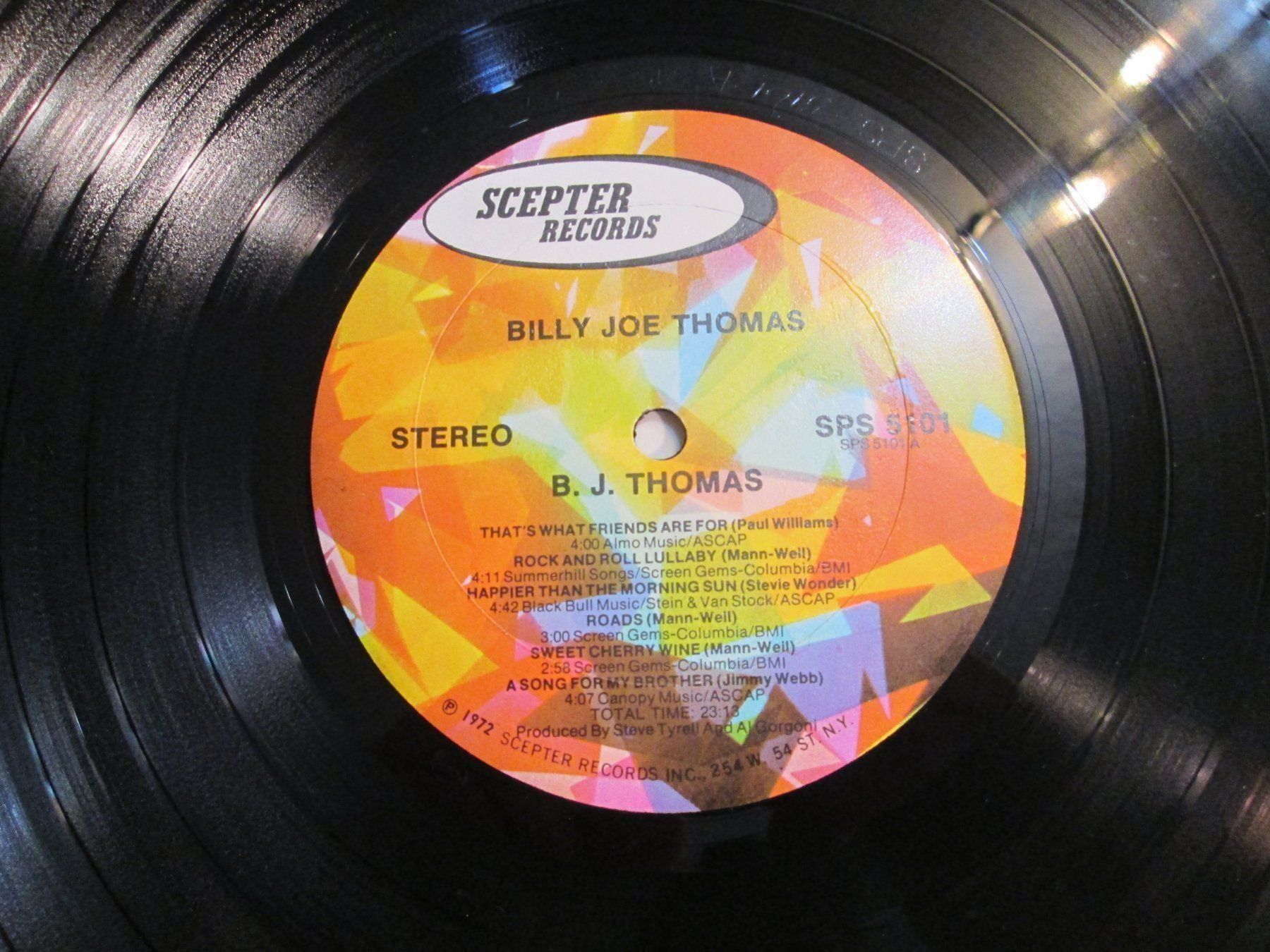 Dischi in vinile: Vinyle Billy Joe Thomas - Scepter Records 33T – Usato da la Chaux-de-Fonds venduto da Lampe 3