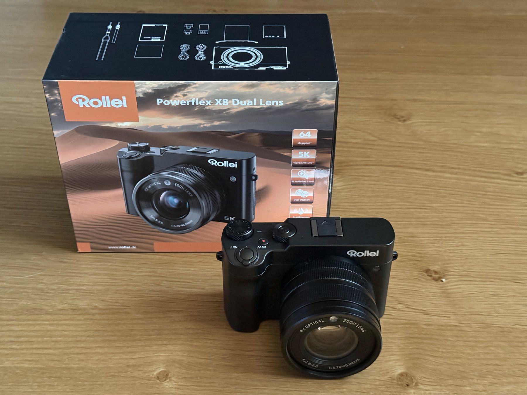 Rollei Fotocamera: ROLLEI Powerflex X8 Dual Lens – Nuovo (secondo la descrizione) da Grand-Lancy venduto da JeanLukeSkywalker 6