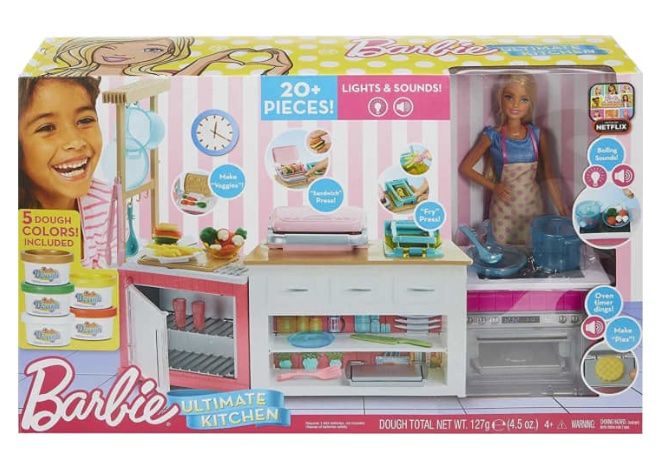 Barbie Case e mobili per bambole: BARBIE Coffret Cuisine à modeler-Ultimate Kitchen – Nuovo e nell'imballaggio originale da CHENE-BOUGERIES venduto da homeswisshome 1
