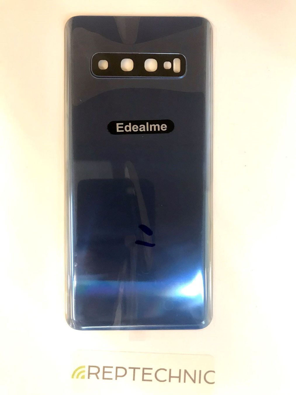 Cover & Protezioni schermo: Samsung Galaxy S10 Akkudeckel Prism Blau – Nuovo e nell'imballaggio originale da bern venduto da reptechnic